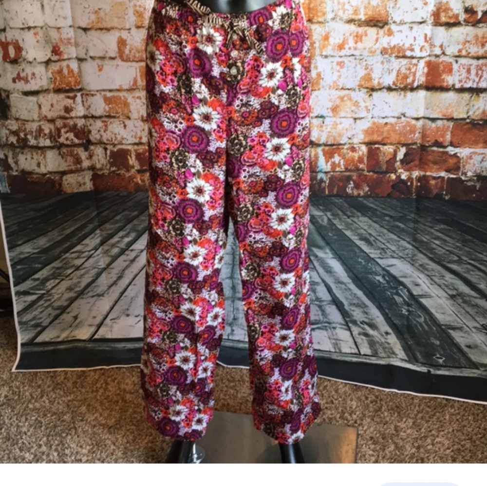 Vera BradleyFlannel Pajama Pants Rosewood DZ.Small NWT
